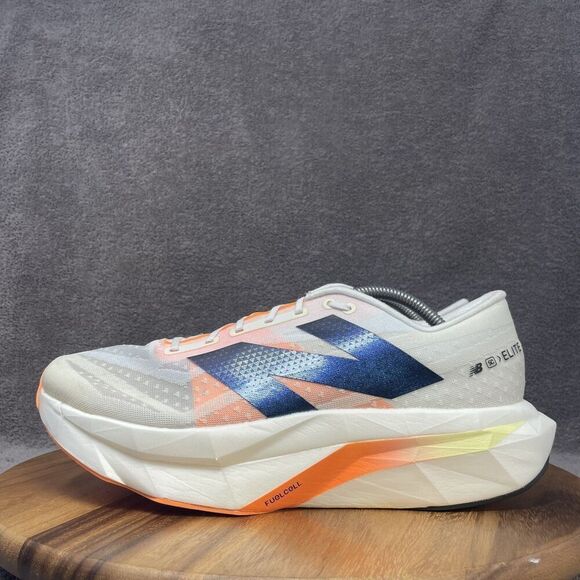 New Balance FuelCell SuperComp Elite v4 Men’s 11.5 2E WIDE White Orange MRCELCW4 main image 6